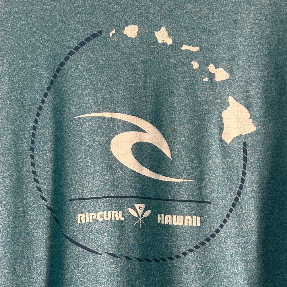 Rip Curl Men's Teal Graphic Tee Size L - Picture 4 of 4